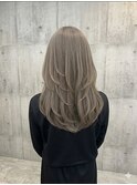 【アキヒロ】ミルクティーグレージュハッシュレイヤーカット韓国