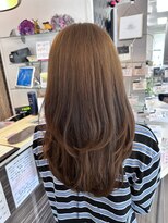 ヘアー グラン(hair gran) 『 透明感カラー 』hazel beige × レイヤーカット