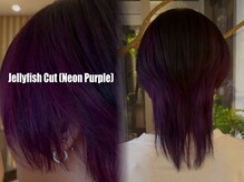美容室 ビ フェスカ(B FESCA)の雰囲気( 【ネオンパープル】毒気を秘めた先進的クラゲヘアー。)
