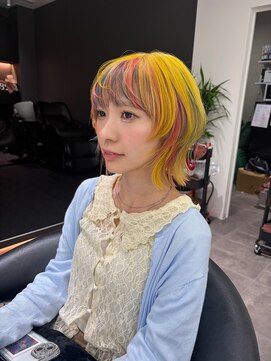リミットバイアフィナー 大宮店(limit by Afinar) ユニコーンカラー/デザインカラー/ブリーチ/レイヤーボブ