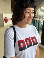 フィルム(FiLMs)&nbsp;ミディアム/ゆるふわパーマ/顔まわりカット