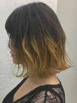 ブルーフェーセス 表参道(blue faces)&nbsp;『bluefaces』 グレージュ×イエローグラデーション