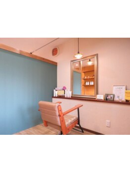 【半個室でゆったりとした空間】