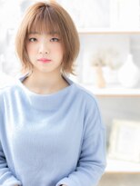 モッズヘア 越谷(mod's hair)&nbsp;シアーベージュで外国人風★小顔くびれミディa越谷10代20代30代