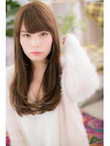 ミック ヘアアンドメイク アップ 駒込店(miq Hair&Make up)&nbsp;大人かわいい重めスタイル…ショコラグレージュロング