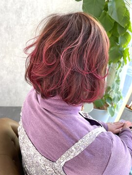 アトモスサニーテラス(Atmos sunny terrace) flame gradation＊layer bob