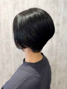 テトテ 門戸厄神店(tetote) 【tetote門厄神店】前下がり　ひし形ショートボブ