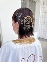 ヘアー アイス カンナ(HAIR ICI Canna) 水引きアレンジ