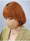 ハイトーンオレンジボブ▼CHELSEA 神戸▼/三宮/元町/神戸