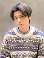 ノイセル(Noisyle)&nbsp;韓国センターパートウルフグレージュカラー