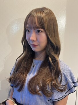 ヘアークリアー せんげん台 大人キレイ ムルギョル巻き アッシュベージュ20代30代40代