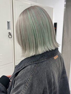 ヘアサロン ドット トウキョウ カラー 町田店(hair salon dot. tokyo color) 切りっぱなしボブ/エアリーロング/美髪/ピンクブラウン/町田
