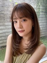 ガーランド (Garland)&nbsp;大人かわいい美髪ストレート顔まわりレイヤーシースルーバング