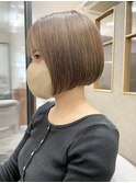 切りっぱなしグレージュカラー/SHEERalun新小岩店