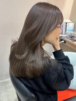 ヒビヲ(HIBIO)&nbsp;ブラウンカラーミルクティーベージュブリーチなしダブルカラー