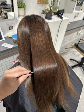 カラ ヘアーサロン(Kala Hair Salon) ハイライトバレイヤージュダブルカラーケアブリーチ20代30代