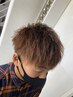 【メンズ】　カット＋艶カラー ￥12300→￥6000