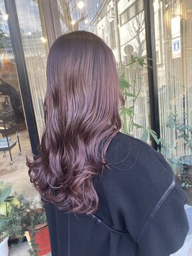 レイリー(LAiLy) ロング　暖色　韓国　オルチャン　ピンク