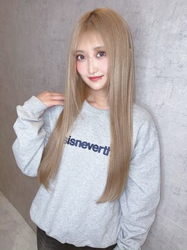 グリス(GRIZZ) 【royal beige】#エクステ#ロングヘア#神戸#エクステサロン