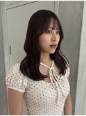 【YOKE】ピンクブラウン髪質改善くびれヘアレイヤーカット