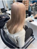 ラベンダーベージュミルクティーベージュカラーブリーチ力ラー