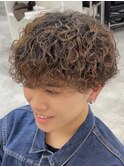 メンズカット、パーマ