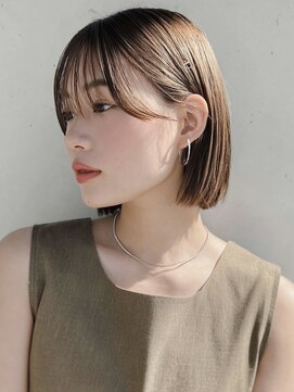 ヘッズ 市川(HEADS ex) 髪質改善 脱白髪染め ボブ 市川
