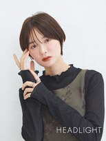 ソーエンバイヘッドライト 帯広西5条店(soen by HEADLIGHT)&nbsp;マッシュショートボブココアベージュチャコールグレー黒髪小顔