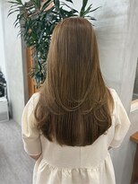 リアン(Lien)&nbsp;透明感カラー/ミルクティーアッシュベージュ/レイヤーカット