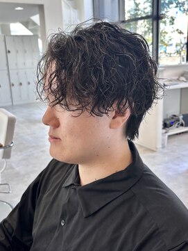 アノ 別府店(Ano.) 大分シャドウパーマメンズマッシュ波巻きパーマツイストパーマ