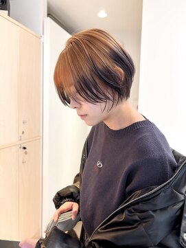 ガリカ シーム(Gallica/SEAM) <ゲスト>黒染落としからケアブリーチでルーツカラー