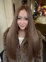 ダブル アンダーバー サロン(W_SALON) 【W_SALON 河原町】マロングレージュ/透明感カラー