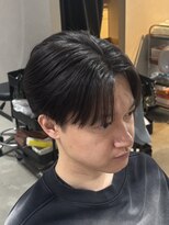 ブルニール 心斎橋(BLEUNIR) 韓国 センターパート 曲がる縮毛矯正