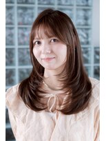 ヘアラウンジ アンリオ(hair lounge an rio)&nbsp;レイヤーカット/ベージュカラー