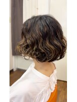 アオタニ ヘア 東向日店(aotani hair) ミニボブにウェーブを♪
