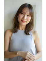 エインアンリー 明治神宮前(AIN.ANLY.)&nbsp;ミディアム毛先パーマ、ニュアンスパーマ、パーマゆるめ