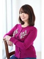 リアン(lien)&nbsp;《lien.枦山》大人綺麗ボブルフ/ピンクベージュ