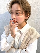 プレスドットサロン 表参道 青山(Press. Salon) ラフで大人っぽkawaiiナチュラルショート[表参道/青山］
