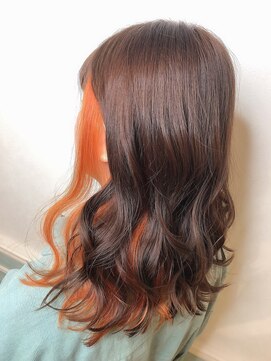ヘアーサロン リアン 熊谷2号店(hair salon Rien) インナーオレンジ☆