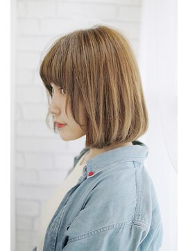 セントラル プラスエヌ(CENTRAL+n) 20代30代40代 大人ガーリー・ナチュラルボブ【草津】