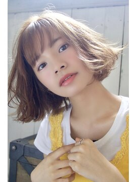 クレドガーデン 吉祥寺店(CRED GARDEN) 吉祥寺/シースルーバングが可愛い/エアリーボブ/前髪/夏/モテ髪