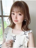 フェザーバング大人かわいいテラコッタベージュ20代30代/吉祥寺