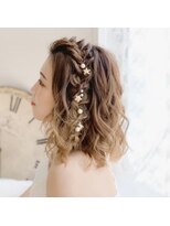 ヘアメイクアンドセットサロン リッコ(Hair make&set salon Ricco)&nbsp;Riccoの編みたらしスタイル