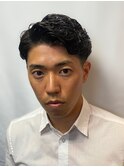 朝セットしやすいパーマ