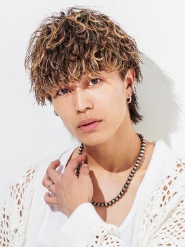 メンズヘアセンス 渋谷(MEN'S HAIR SENSE) 波巻きスパイラル×マッシュウルフ