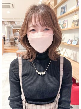 ルエ(rue) 大人可愛い30代40代50代◎大人ナチュラルレイヤーショートボブ