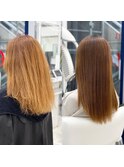 髪質改善ストレート