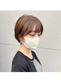 くびれショート/ショートヘア/透明感カラー