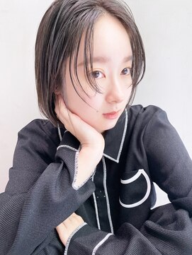 アイティー バイ アルバム 中野店(IT by ALBUM) ナチュラルボブ_チェリーブラウンフェミニンロング_8785