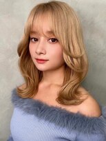 グロー 大宮(GLROW)&nbsp;大人ガーリー/前髪/顔周りレイヤー×ブリーチなし韓国ヘア[大宮]